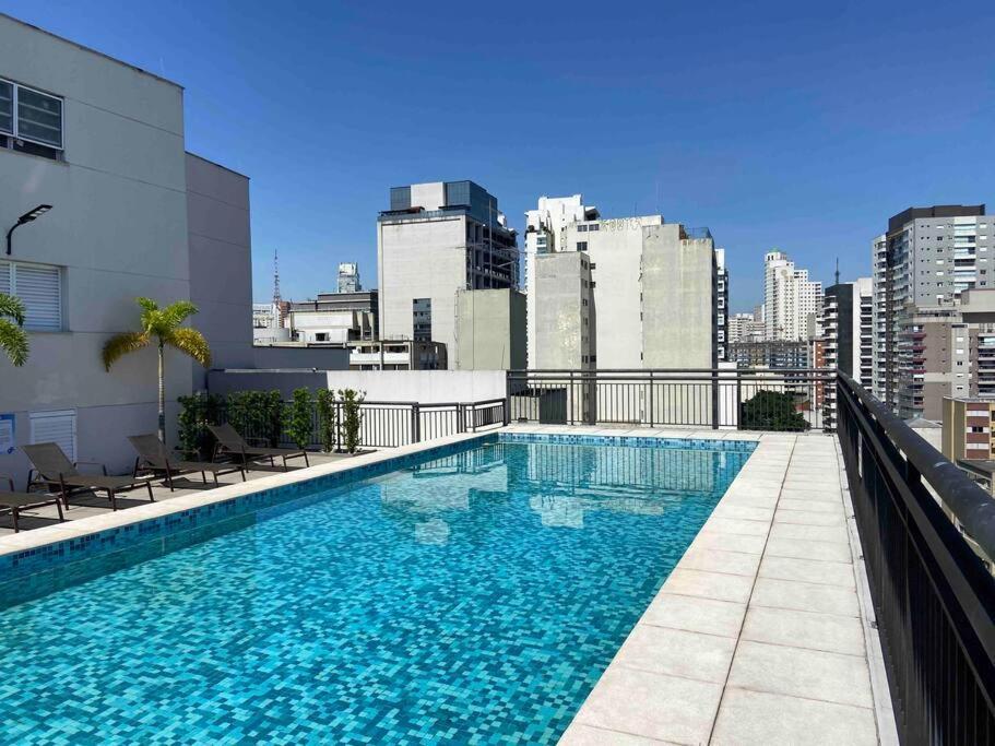 Lk1005 Espacoso Com Vista Da Vibrante Rua Augusta Apartamento *